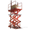 hydraulic stationary scissor lift equipment/cargo elevator